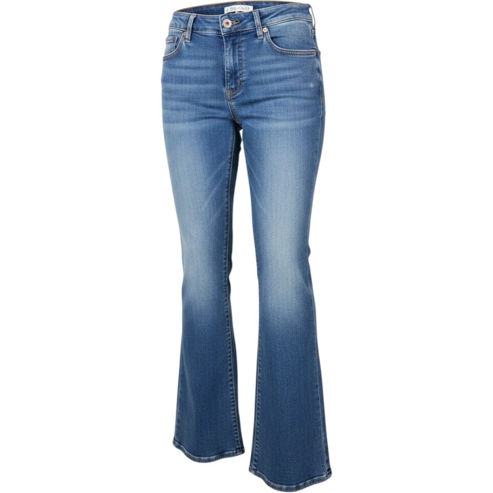 J Brand Flare Leg Jeans Medium Wash Stretch Denim High Rise Women's Size 30